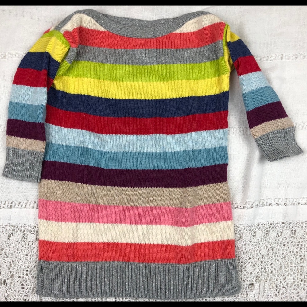 Colorful Striped Knit Shirt